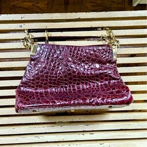 Eric Javits snake skin purse
